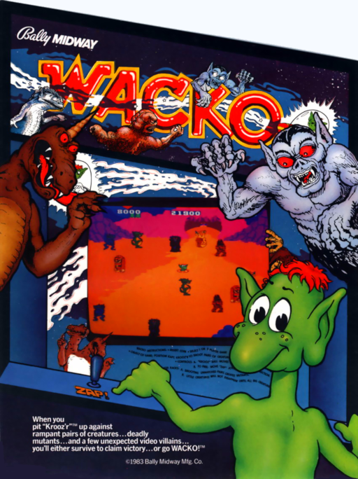 Wacko Arcade Game Cover